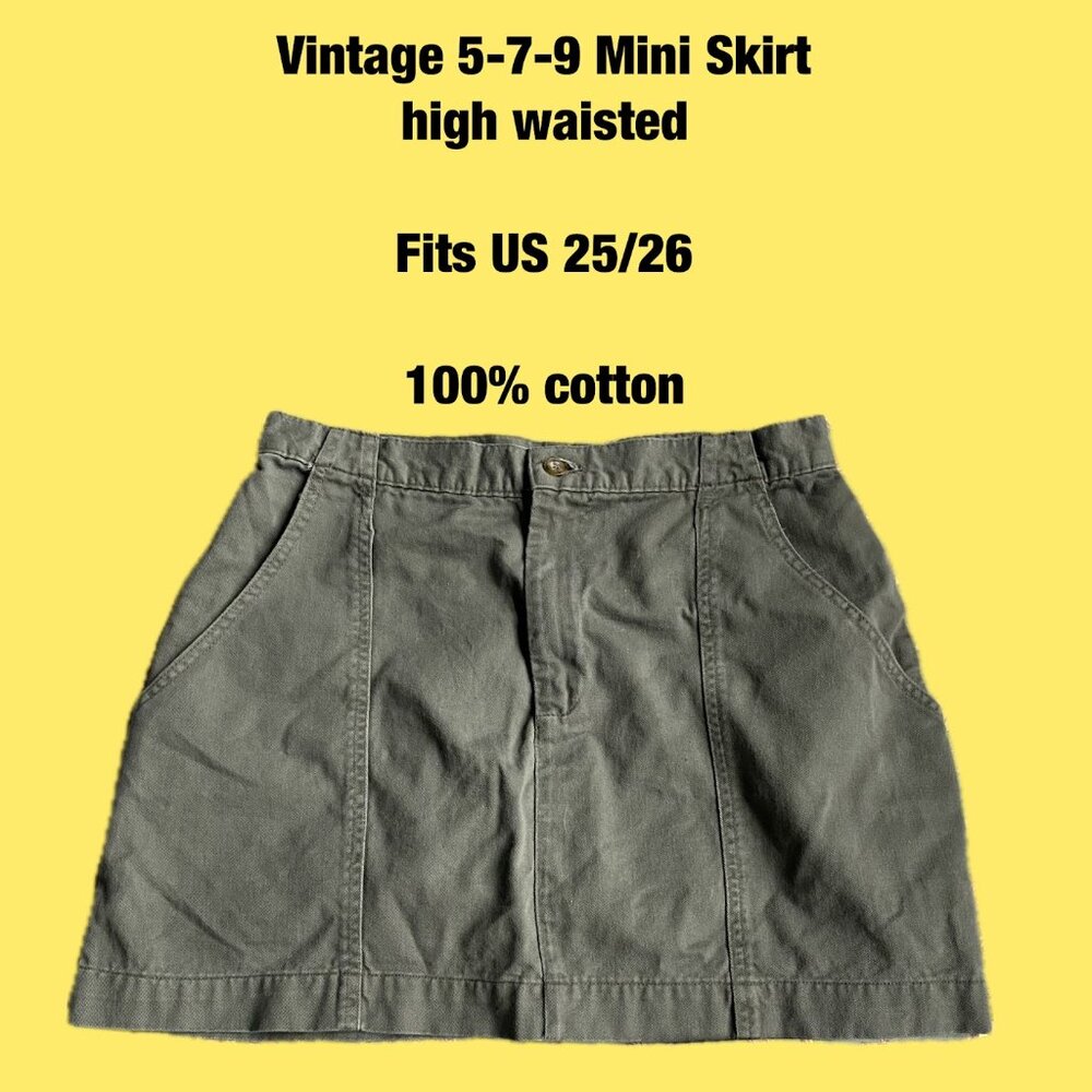 Vintage 579 Green Skirt